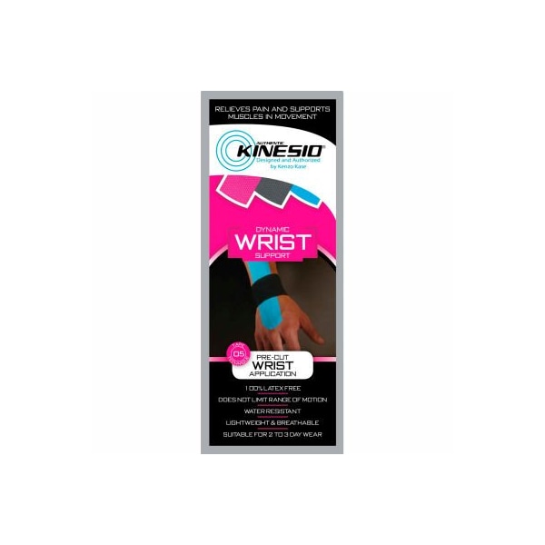Kinesio Pre-Cut Kinesiology Tape, Wrist, Case of 20